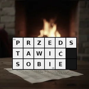 Hasło krzyżówkowe utworzyć w umyśle obraz czegoś - przedstawić sobie – rozwiązanie, synonimy, podpowiedzi i definicje krzyżówkowe